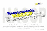 Haccp based system dutch standard bb