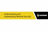 Understanding and implementing website security