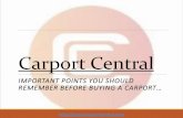 11 Unnoticeable but Important things to know while buying carports!!