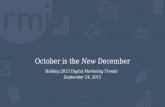 Holiday 2015 Digital Marketing Trends