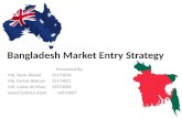 Bangladesh market entry strategy