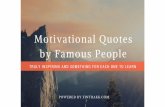 Motivational quotes by famous people