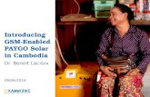 Introducing GSM-enabled Pay-As-You-Go solar in Cambodia