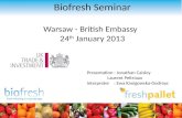 Biofresh 2013 UKTI Warsaw