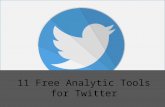 11 Free Analytic Tools for Twitter