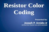 Resistor color coding