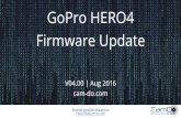 GoPro HERO4 Firmware Update (V04.00 August 2016) - What's New?