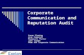 Corporate Communication & Reputation Audit of Exelon