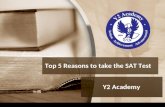 Top 5 reasons to take the sat test