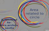 area related to circle
