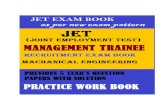 JET Management trainee exam book