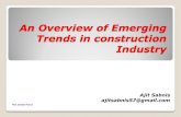 An overview of emerging trends in construction technologies