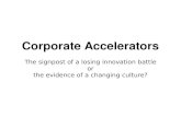 Corporate Accelerators. Good or Bad