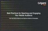 Best Practices for Reaching and Engaging Your Mobile Audience