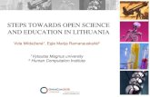 Vida Mildažienė and Eglė Marija Ramanuskaitė - Steps Towards Open Science and Education in Lithuania