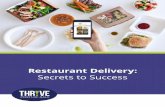 Restaurant Delivery: Secrets to Success