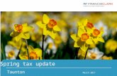 Spring Tax Update 2017 - Taunton
