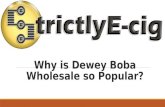 Why is dewey boba wholesale so popular