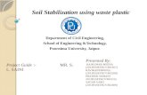 soil stabilization using waste finber by RAJ S PYARA