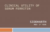 Clinical utility of serum ferritin
