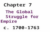 Ch. 7 global struggle for empire