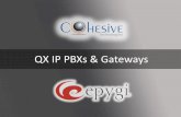QX IP PBXs & Gateways | Cohesive Technologies