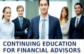 Continuing Education for Financial Advisors