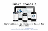 Smart Phones & Tablets: Distractions or Homework Tools for Students?