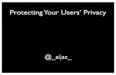 Protecting Your Clients' Privacy