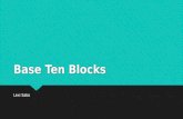 Base ten blocks lesson overview