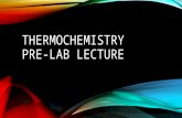 Thermochemistry, Energetics, Endo/Exothermic Chemical Reactions