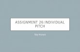 Assignment 26 (my pitch media)