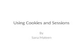 Using cookies and sessions