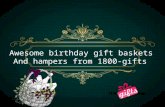 Send birthday gift baskets & hampers
