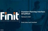 Finit  Hyperion Planning & PBCS Simplified User Interface