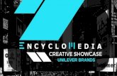 Creative showcase on the Unilever Brands