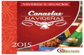 CANASTAS VIVERES Y SNACKS 2015 - LA CASITA