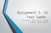 Assignment 3  in fear swede