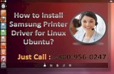 How to install samsung printer driver for linux ubuntu