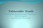Vulnerable Youth: Pediatric Emergency Department, RICHER Program, Community Partnership