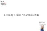 How to Create Good Amazon Listings