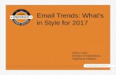 ASAE Lunch Learning Webinar: Email Trends: What's in Style for 2017