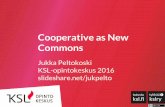 Cooperative as a commons