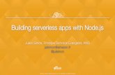 Building serverless apps with Node.js