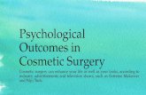 Psychological Outcomes in Cosmetic Surgery