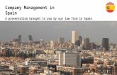 Company Management in Spain