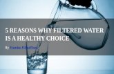 5 REASONS WHY FILTERED WATER IS A HEALTHY CHOICE