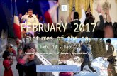 FEBRUARY 2017 - Pictures of the day - Feb.10 - Feb. 17