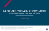 INFORMED WOMEN KNOW MORE!