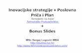 Inovacijske strategije & Poslovna priča i Plan
